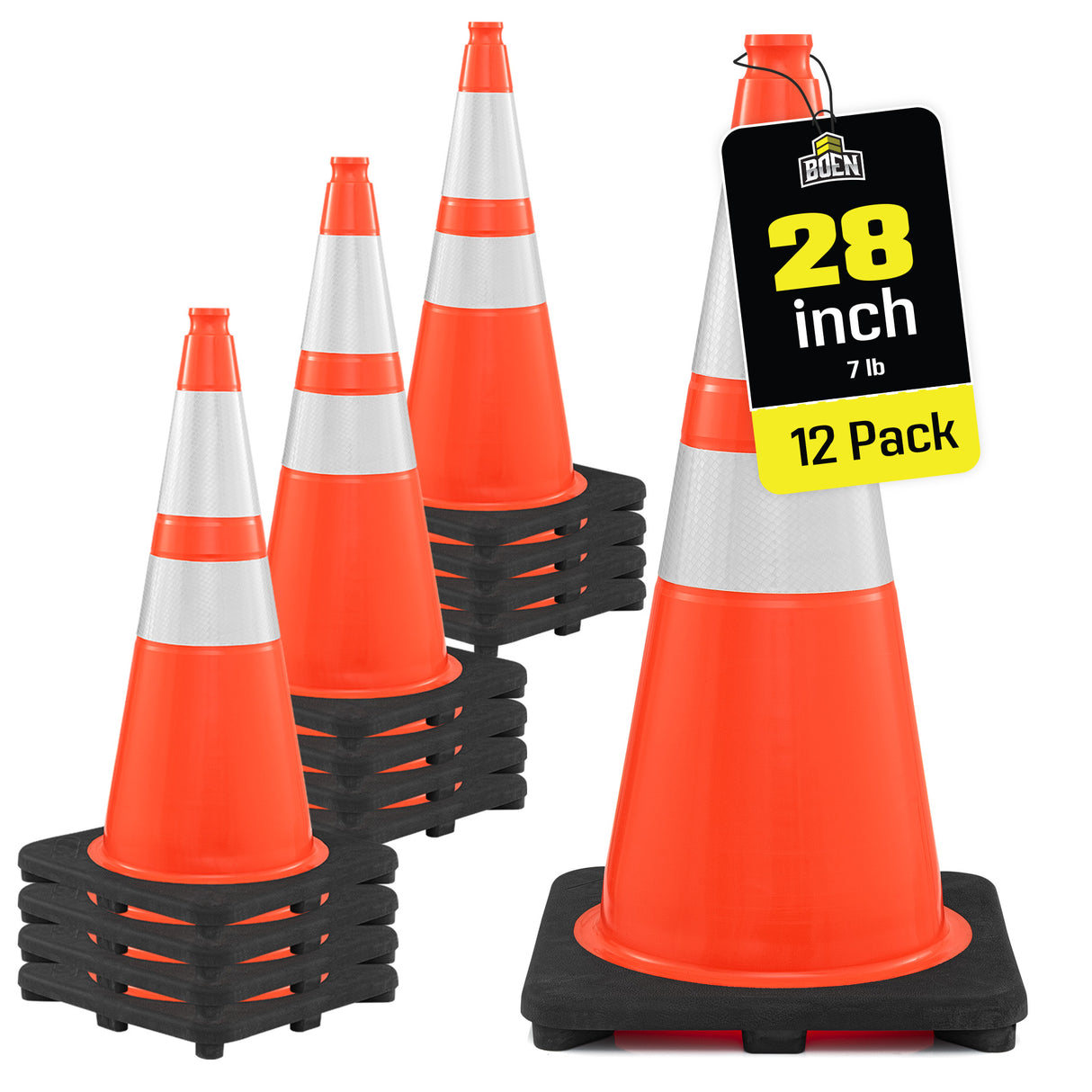 Reflective 28" Traffic Cones