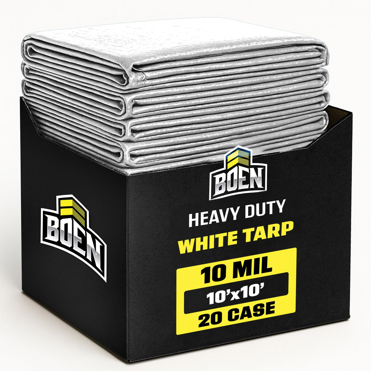 White Heavy Duty 10 Mil Tarp Case