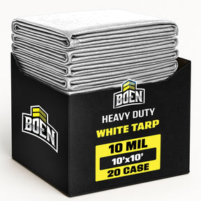 White Heavy Duty 10 Mil Tarp Case