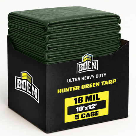 Hunter Green Ultra Heavy Duty 16 Mil Tarp Case