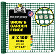 BOEN Snow Fence Green 4x100 ft