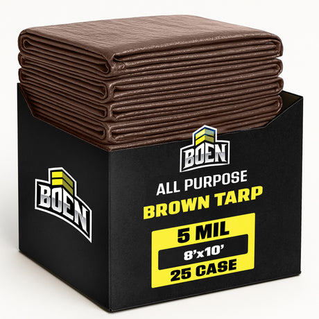 Brown All Purpose 5 Mil Tarp Case