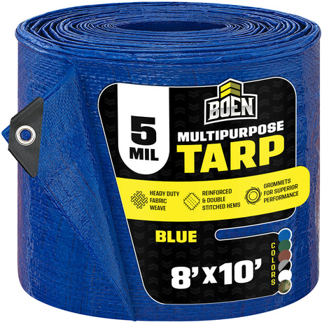 Blue All Purpose 5 Mil Tarp