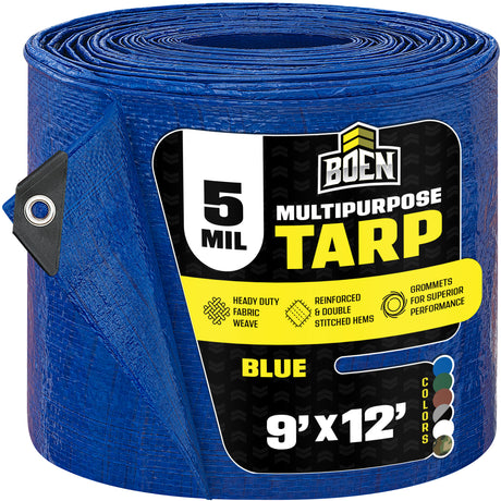Blue All Purpose 5 Mil Tarp