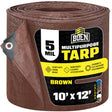 Brown All Purpose 5 Mil Tarp