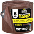 Brown All Purpose 5 Mil Tarp