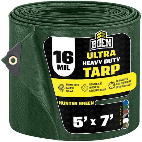 Hunter Green Ultra Heavy Duty 16 Mil Tarp