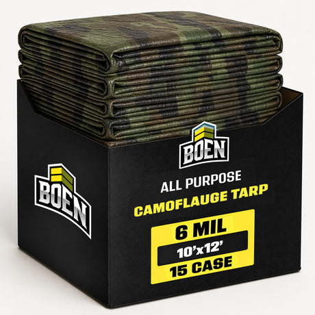 Camouflage All Purpose 6 Mil Tarp Case