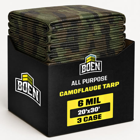 Camouflage All Purpose 6 Mil Tarp Case