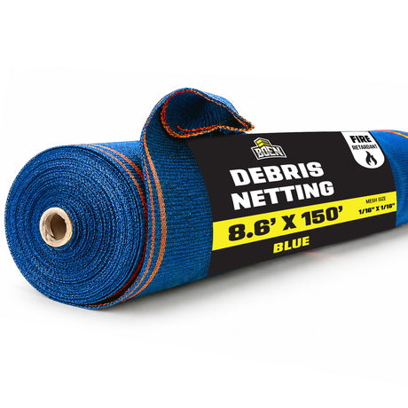 BOEN Debris Netting Blue 8.6'x150'