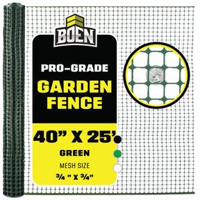 BOEN Garden Fence Green 40 inx25 ft