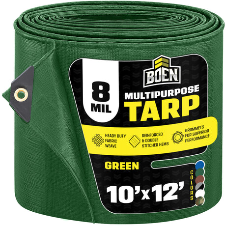 Green All Purpose 8 Mil Tarp