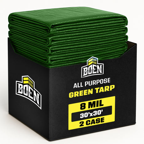 Green All Purpose 8 Mil Tarp Case