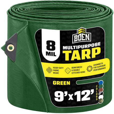 Green All Purpose 8 Mil Tarp