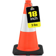 Reflective 18" Traffic Cones