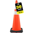 Reflective 36" Traffic Cones