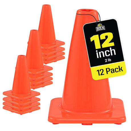 Non-Reflective 12" Traffic Cones
