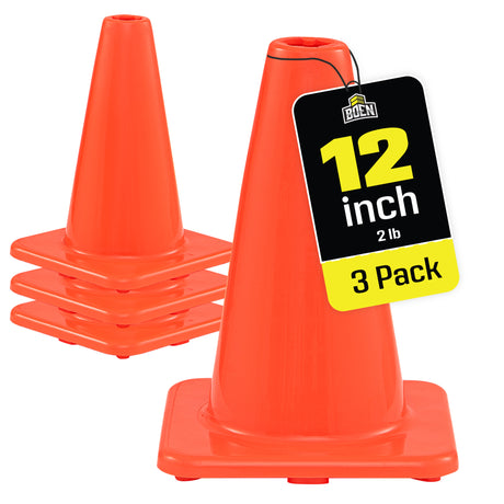 Non-Reflective 12" Traffic Cones