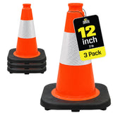 Non-Reflective 12" Traffic Cones Pallet