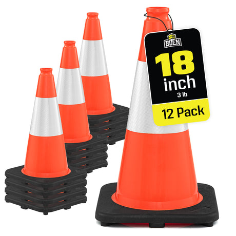 Reflective 18" Traffic Cones