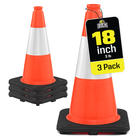Reflective 18" Traffic Cones