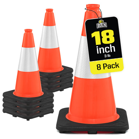 Reflective 18" Traffic Cones