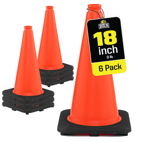 Non-Reflective 18" Traffic Cones