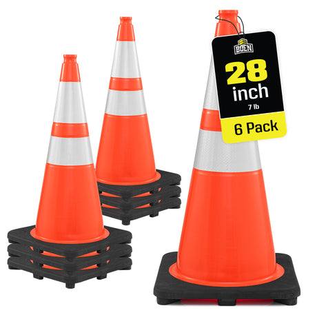 Reflective 28" Traffic Cones