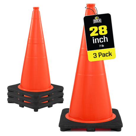 Non-Reflective 28" Traffic Cones