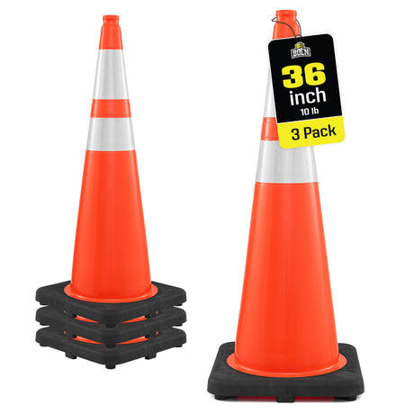 Reflective 36" Traffic Cones