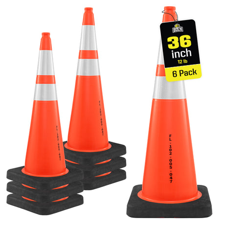Reflective 36" Traffic Cones