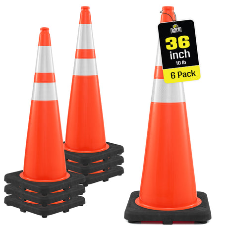 Reflective 36" Traffic Cones