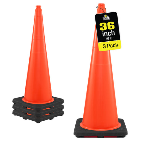 Non-Reflective 36" Traffic Cones