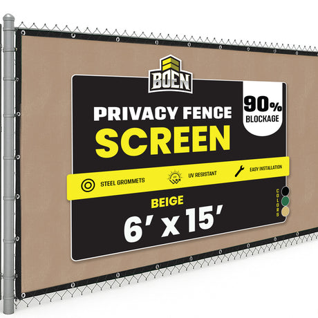 BOEN Privacy Netting Beige 6'x15'