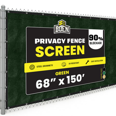 BOEN Privacy Netting Green 68"x150'
