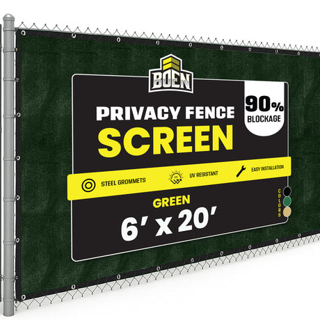BOEN Privacy Netting Green 6'x20'