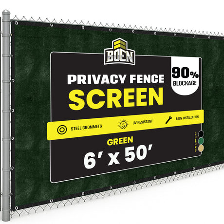 BOEN Privacy Netting Green 6'x50'