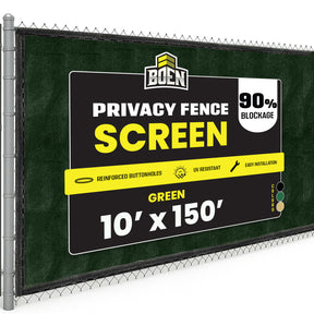 BOEN Privacy Netting Green 10'x150'