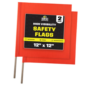 12"x12" Safety Flags