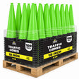 Non-Reflective 18" Lime Traffic Cones