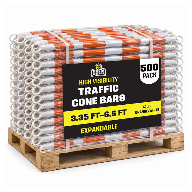 3.35' To 6.6' Retractable Traffic Cone Bar