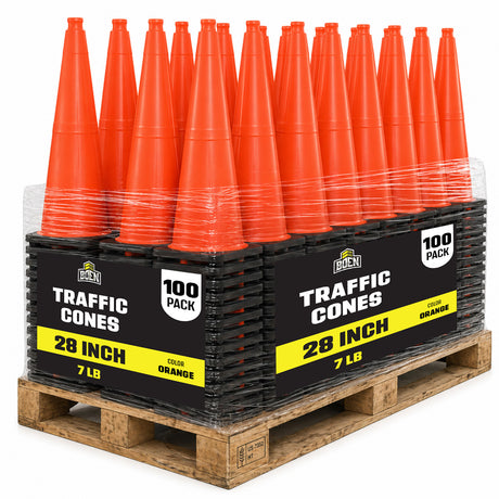 Non-Reflective 28" Traffic Cones Pallet