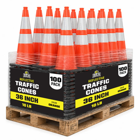 Reflective 36" Traffic Cones